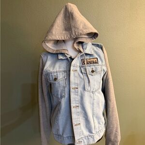 Coors Men's Long Sleeve Denim Jacket Hoodie